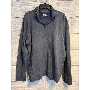 Mens Faherty Half-Zip Pullover Sweatshirt Size XL